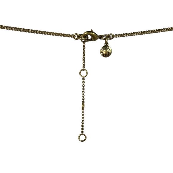 J. Crew Orange Bauble Rhinestone Jewel Statement Necklace - Picture 3 of 4